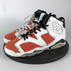 Nike Air Jordan 6 Retro ’Gatorade’ White/Orange 384665-145 Youth Size 6.5Y